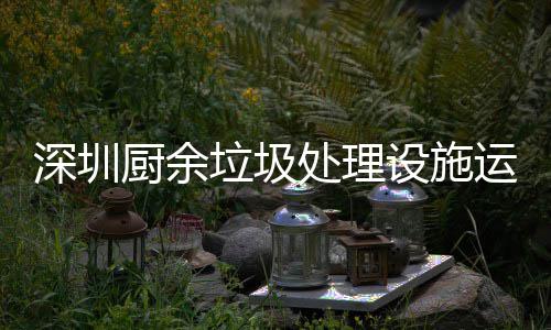 运行管理规范厨余处理解读深圳设施垃圾